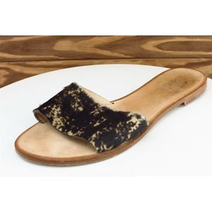 Baske Sz‎ 37 M Brown Slide Leather Women Sandals
